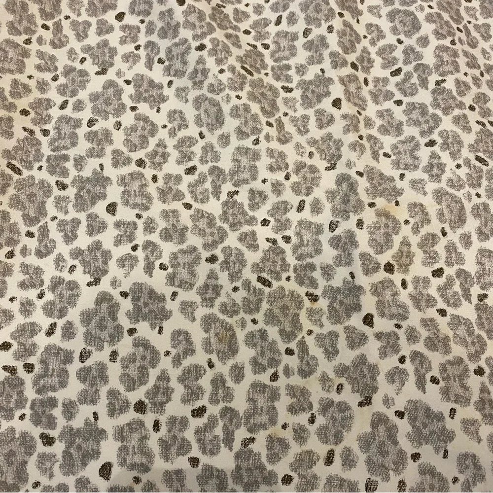 Ann Taylor Loft Skirt - cream and grey cheetah print- size 12